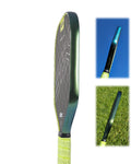Selkirk pickleball paddle with Green/Gold/Blue color shift edge tape