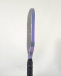 Luzz Tornazo pickleball paddle with grey/purple edge tape
