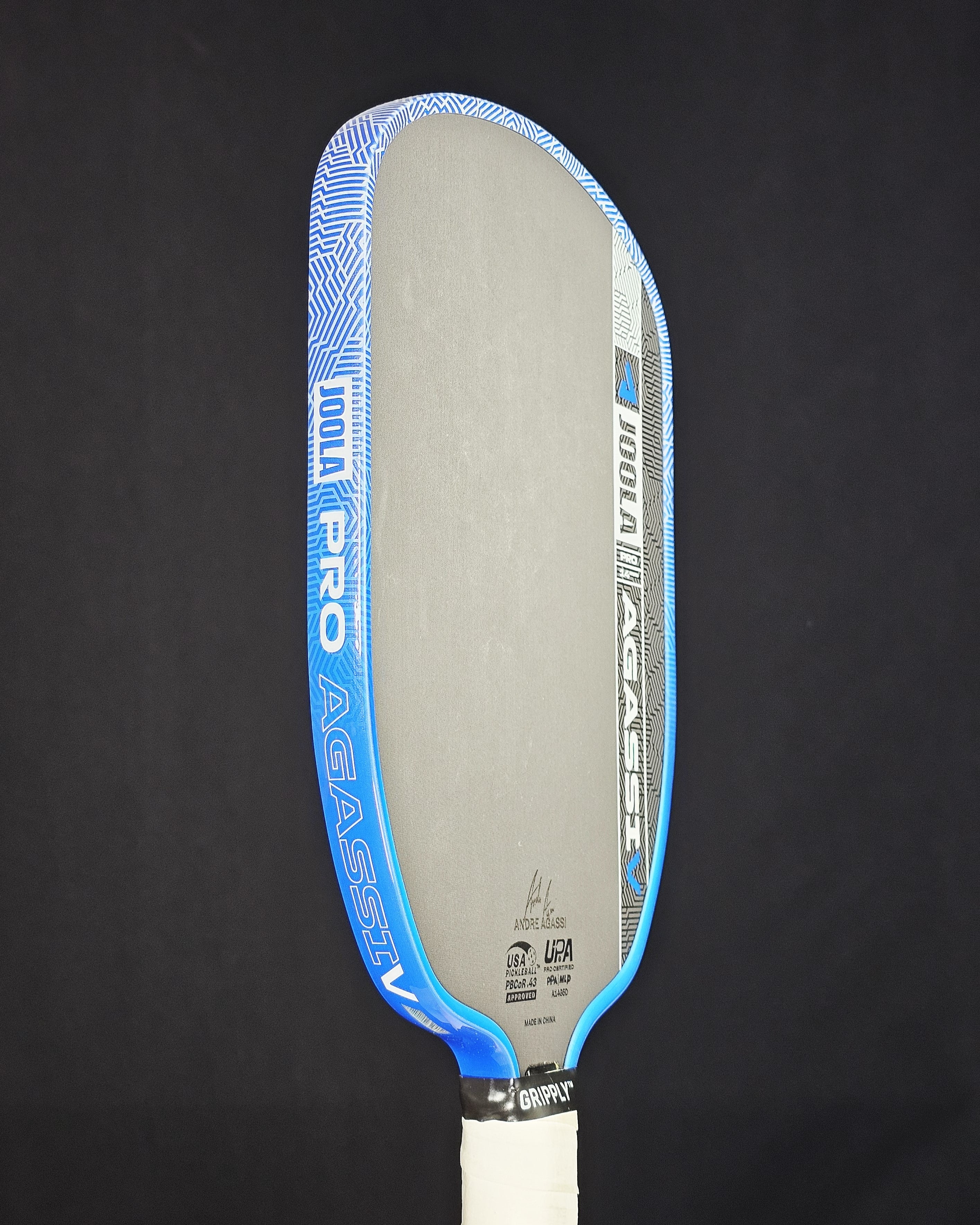 Joola Agassi paddle with clear edge tape