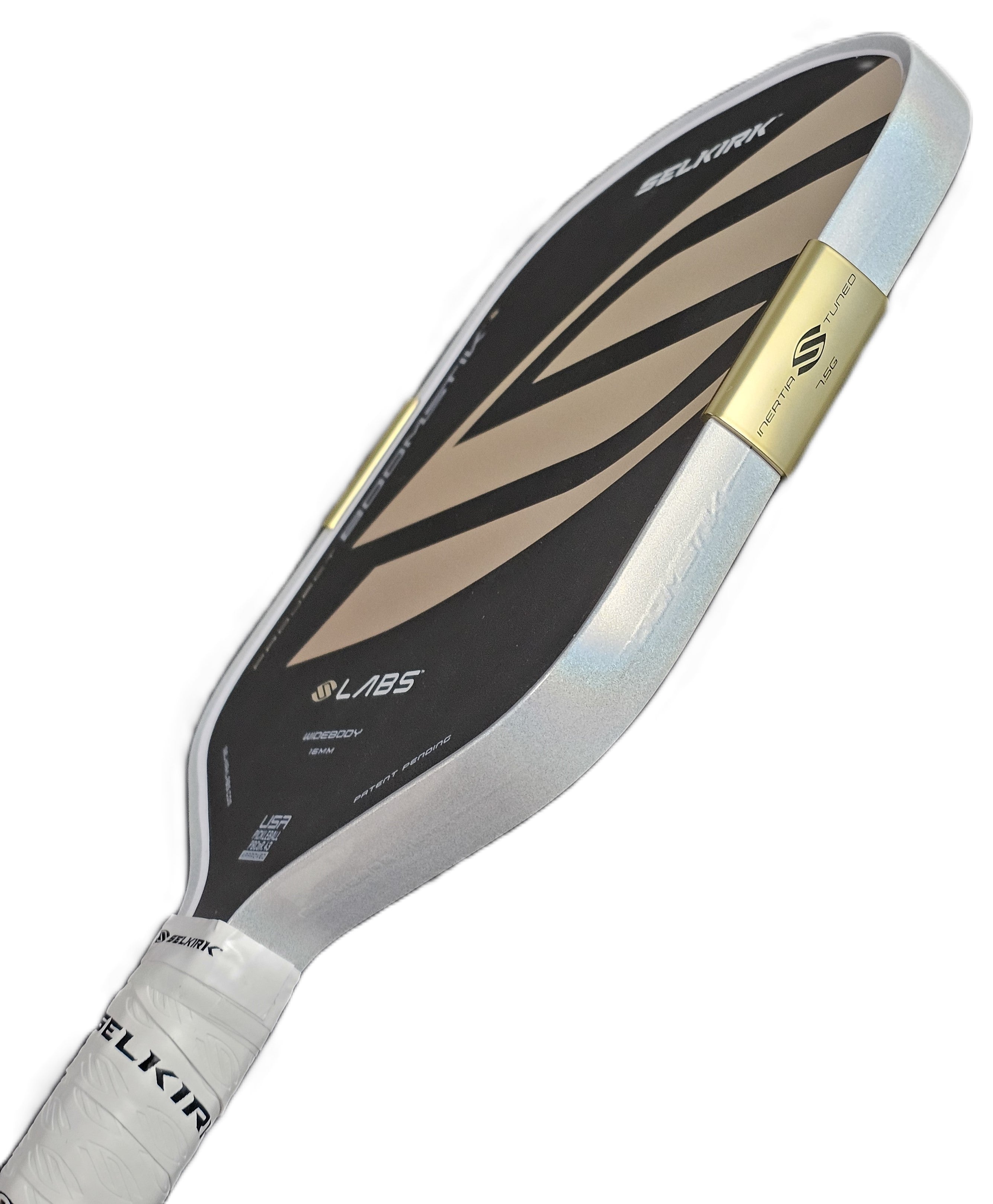 Selkirk Boomstik Regal edition with White Prism edge tape