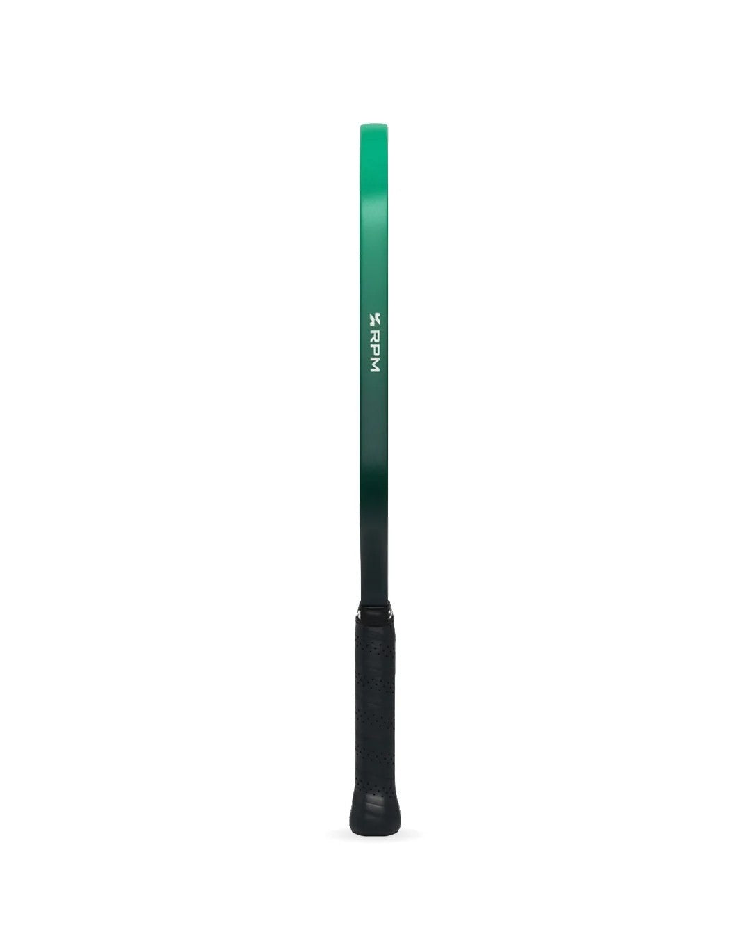 Side view of a RPM Jade pickleball paddle