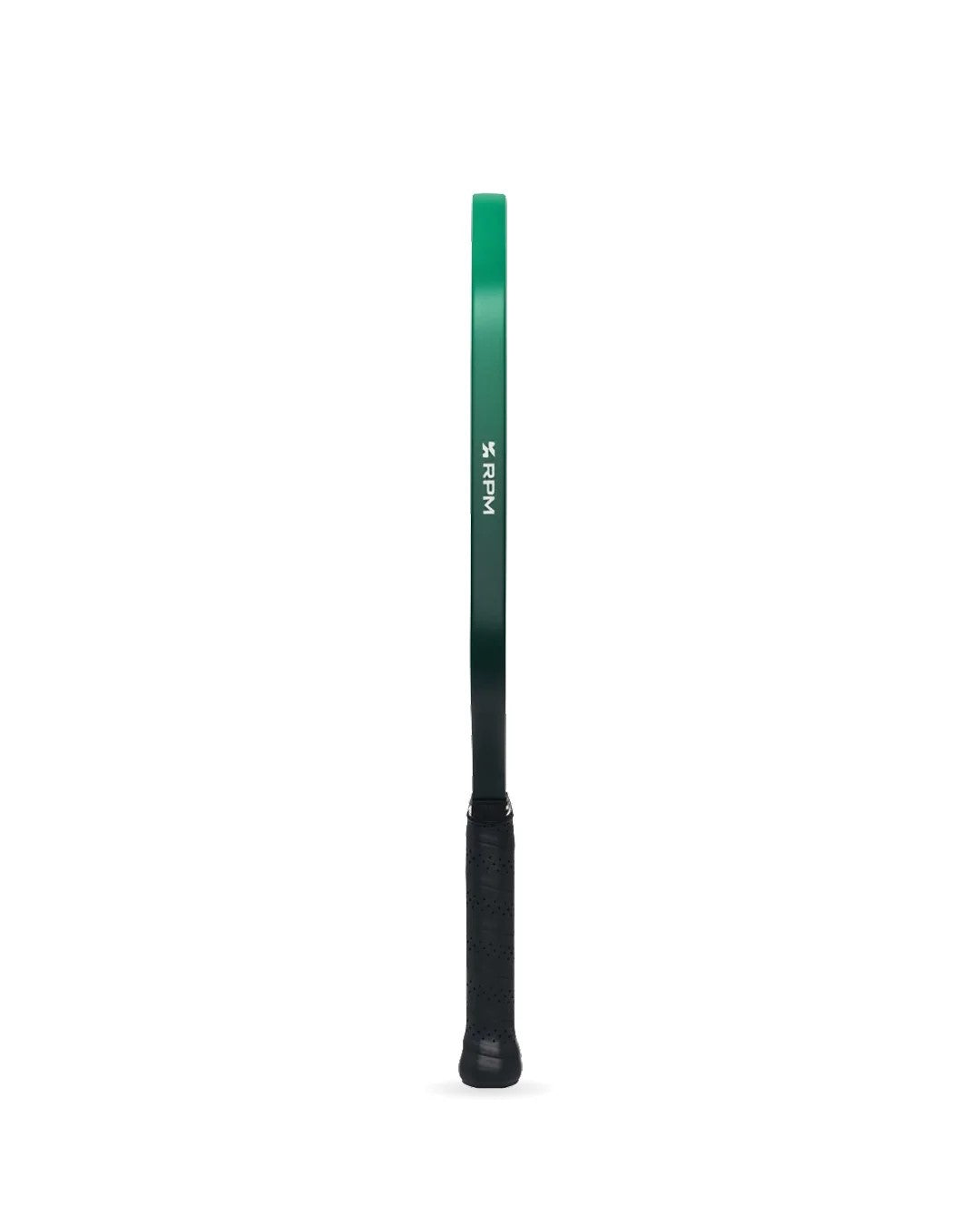 Side view of a RPM Jade Widebody pickleball paddle